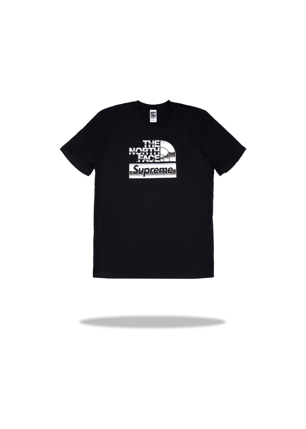 Supreme The North Face Metallic Logo T-Shirt Black