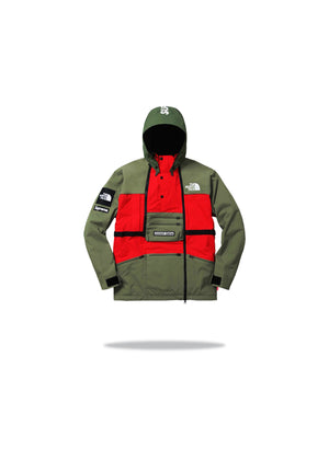The North Face Steep Tech Jacket Olive Red