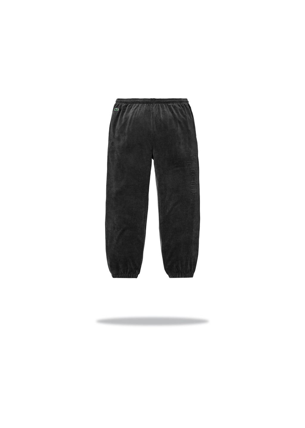 Supreme x Lacoste Velour Pants Black